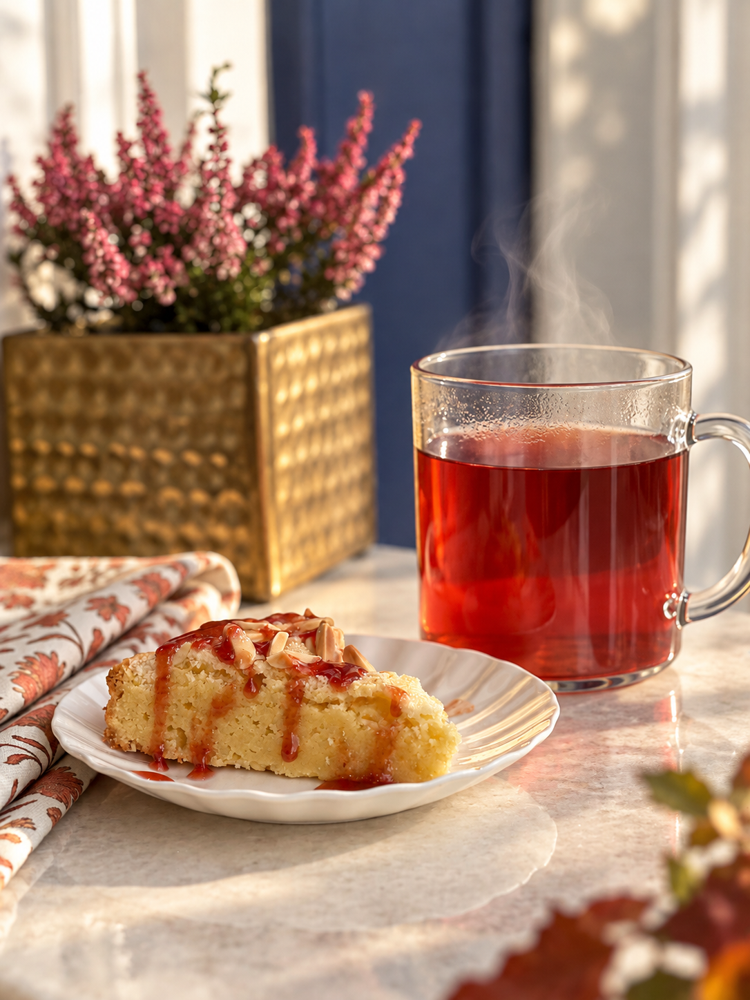 Aunt Linda's Gooey Almond Cake
