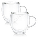 Teabloom Glass Mugs Set of 2
