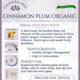 Cinnamon Plum Organic