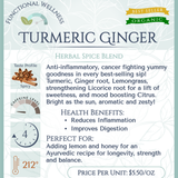 Turmeric Ginger Organic