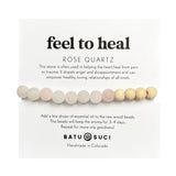 Natural Stone and Wooden Bead Diffuser Bracelets