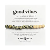 Natural Stone and Wooden Bead Diffuser Bracelets