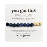 Natural Stone and Wooden Bead Diffuser Bracelets