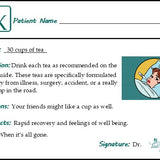 Rx Prescription Tea Box