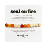 Natural Stone and Wooden Bead Diffuser Bracelets